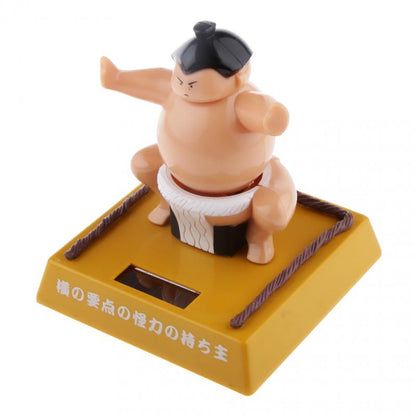 Sumo Wrestler Solar Dancing Dashboard Toy by HitMyNeed
