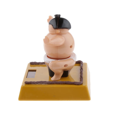 Sumo Wrestler Solar Dancing Dashboard Toy by HitMyNeed
