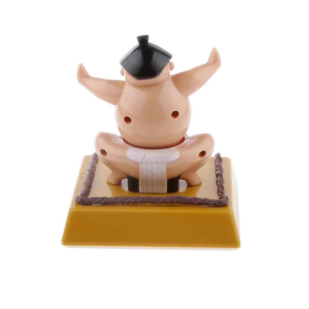 Sumo Wrestler Solar Dancing Dashboard Toy by HitMyNeed