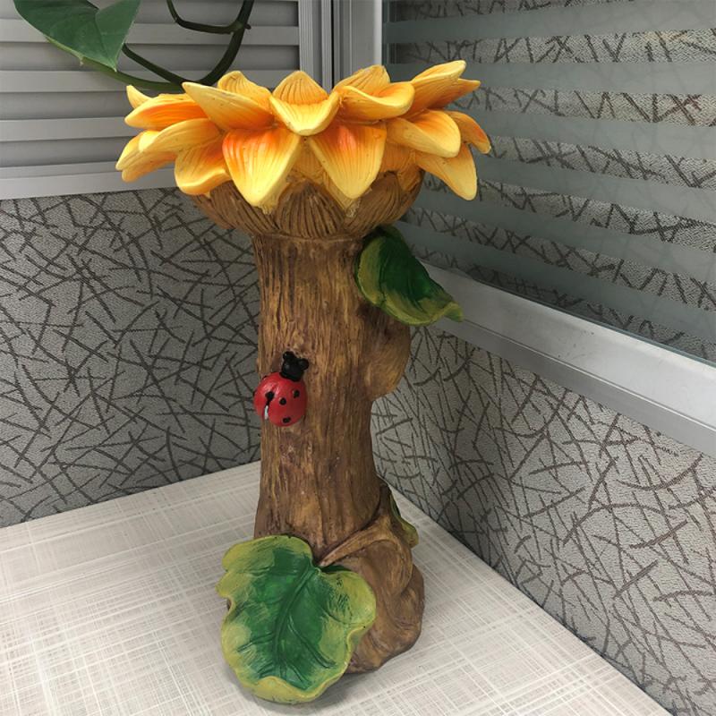 Sunflower Bird Bath and Feeder for Garden by HitMyNeed