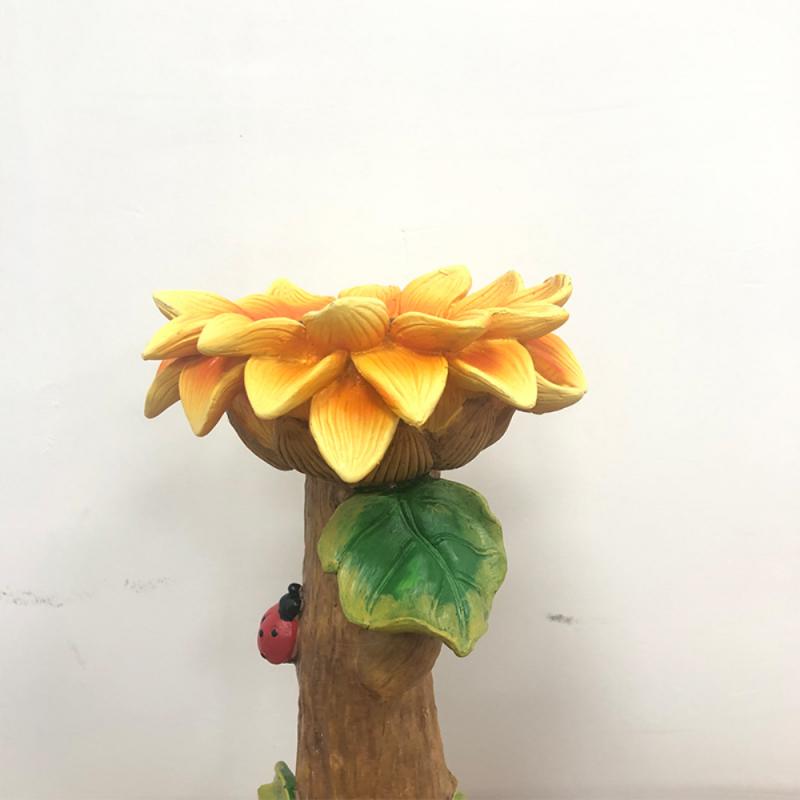 Sunflower Bird Bath and Feeder for Garden by HitMyNeed