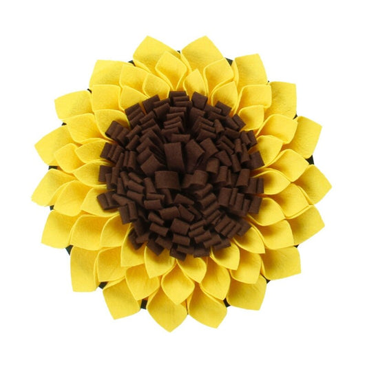 Sunflower Snuffle Mat for Dogs, 38 cm by HitMyNeed