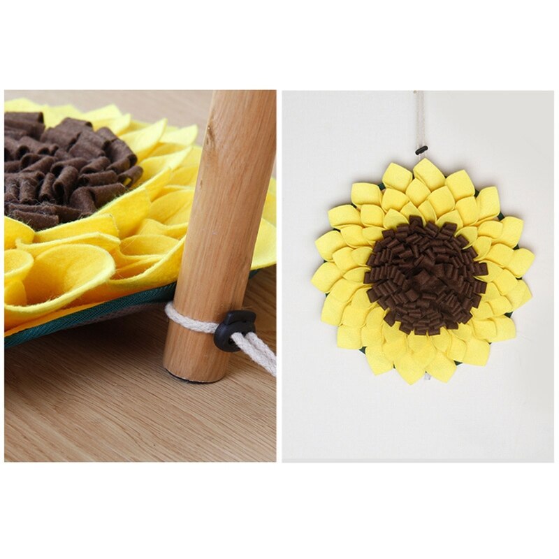 Sunflower Snuffle Mat for Dogs, 38 cm by HitMyNeed