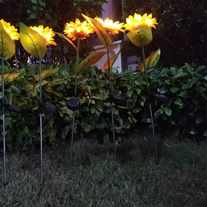Sunflower Solar Garden Lights Set of 2 by HitMyNeed