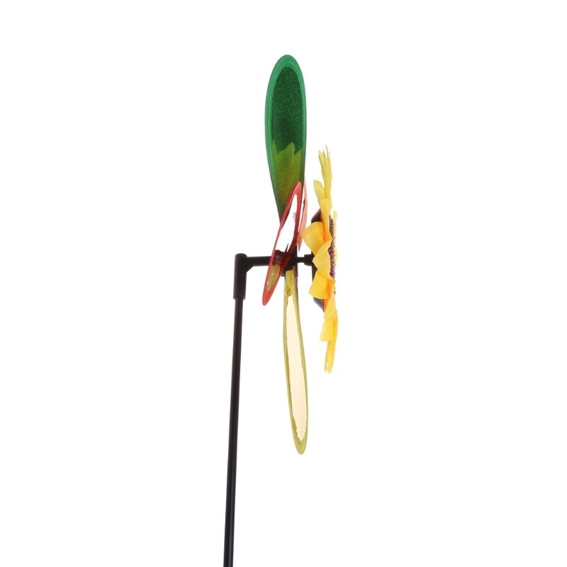 Sunflower Wind Spinner Colorful Yard Decoration by HitMyNeed