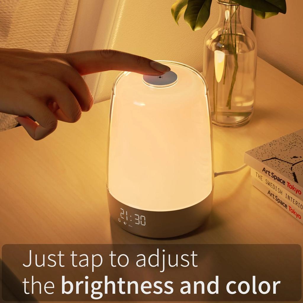 Sunrise Alarm Clock LED Wake-Up Light with RGB Modes by HitMyNeed