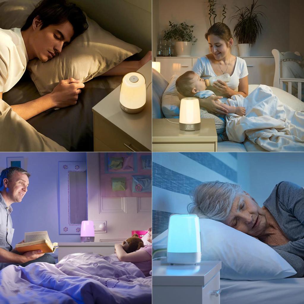 Sunrise Alarm Clock LED Wake-Up Light with RGB Modes by HitMyNeed