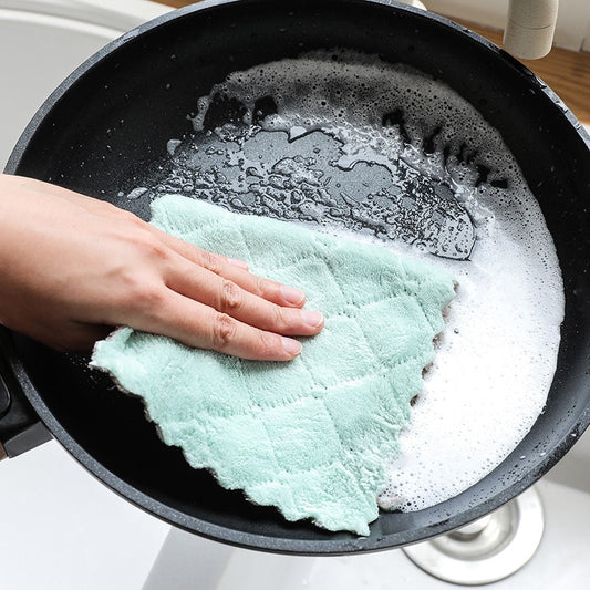 Super Absorbent Microfiber Cleaning Towels (10 Pack) by HitMyNeed
