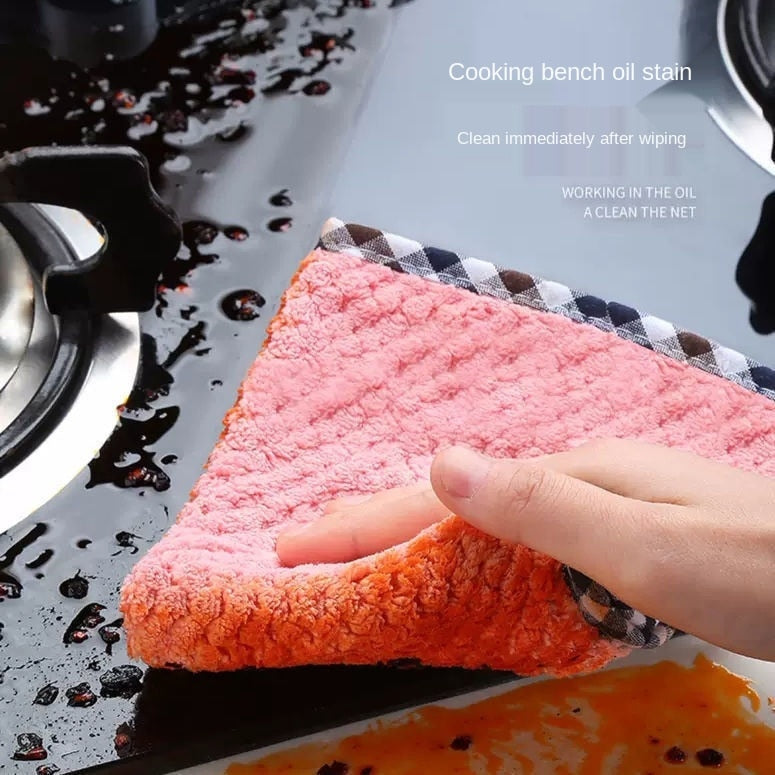 Super Absorbent Microfiber Kitchen Cloths (5 Pack) by HitMyNeed