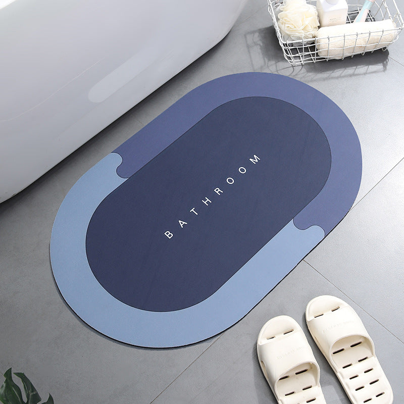 Super Absorbent Non-Slip Bath Mat 40x60cm a-bule by HitMyNeed