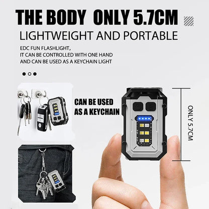 Super Bright Magnetic Mini Keychain Flashlight by HitMyNeed