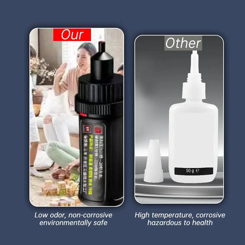 Super Extra Strong Multi‑Surface Metal & Plastic Glue by HitMyNeed