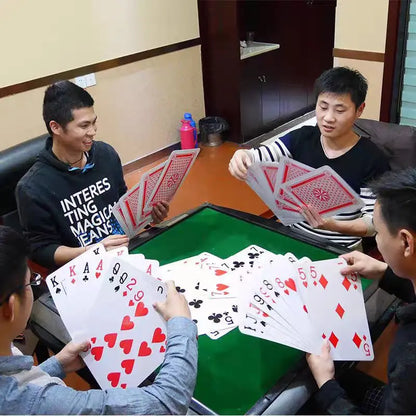 Super Jumbo Oversized Playing Cards for Family Fun by HitMyNeed