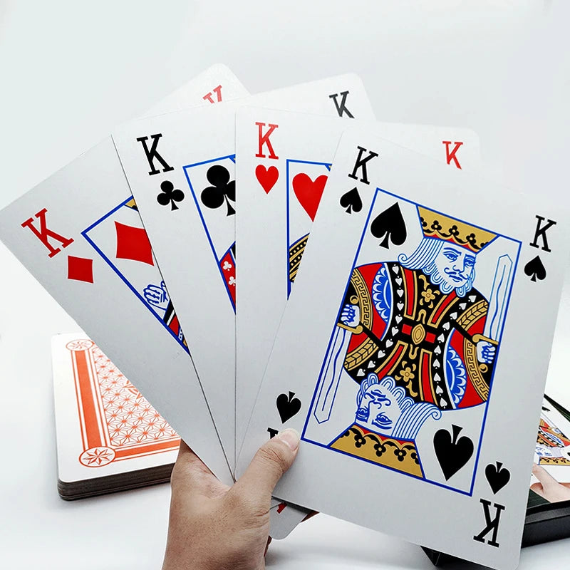 Super Jumbo Oversized Playing Cards for Family Fun by HitMyNeed
