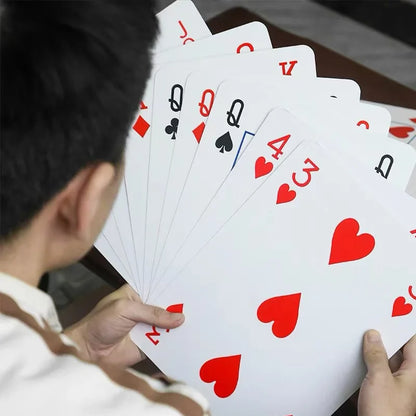 Super Jumbo Oversized Playing Cards for Family Fun by HitMyNeed