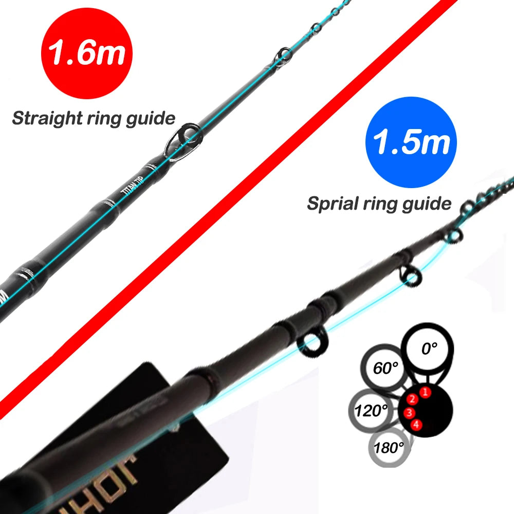 Super Light Titanium Tip Cuttlefish & Squid Rod 160cm by HitMyNeed