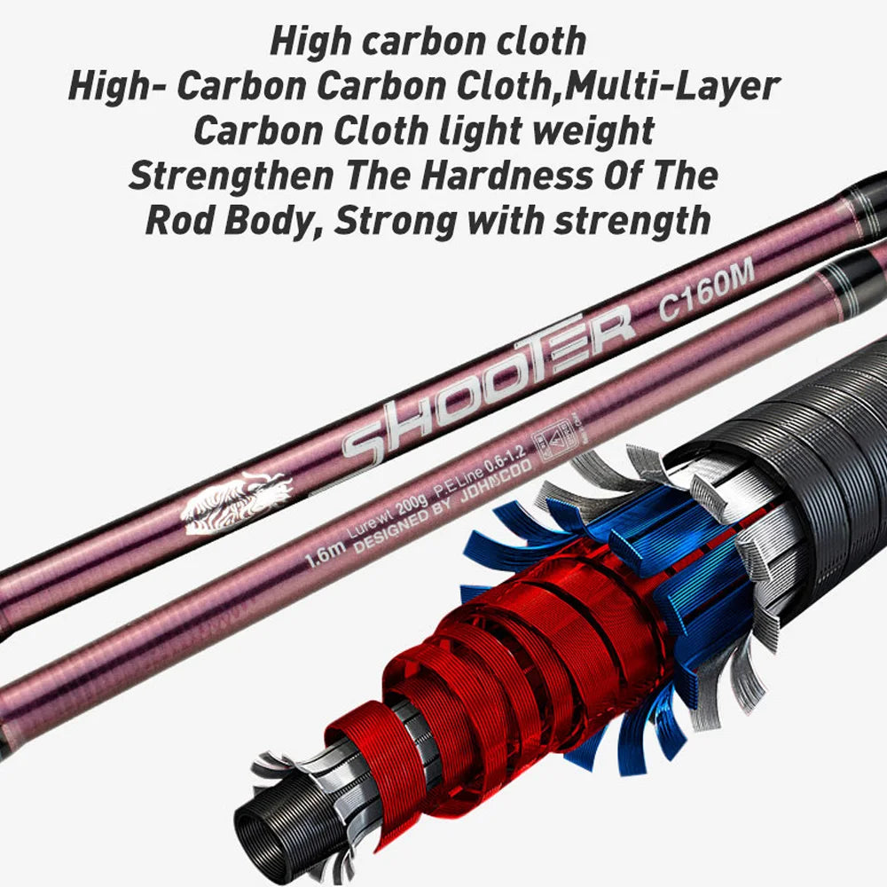 Super Light Titanium Tip Cuttlefish & Squid Rod 160cm by HitMyNeed