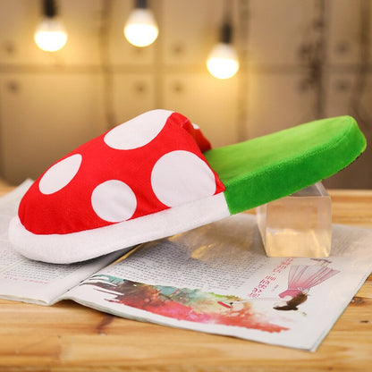 Super Mario Plush Slippers with Pipe Holder by HitMyNeed