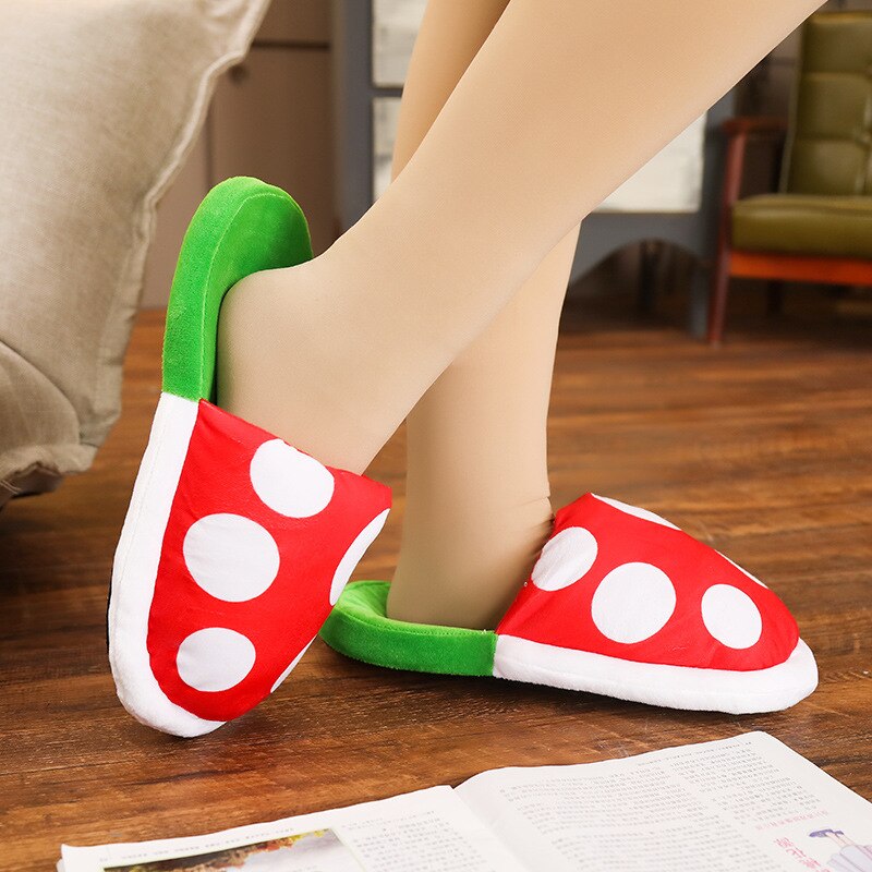 Super Mario Plush Slippers with Pipe Holder by HitMyNeed