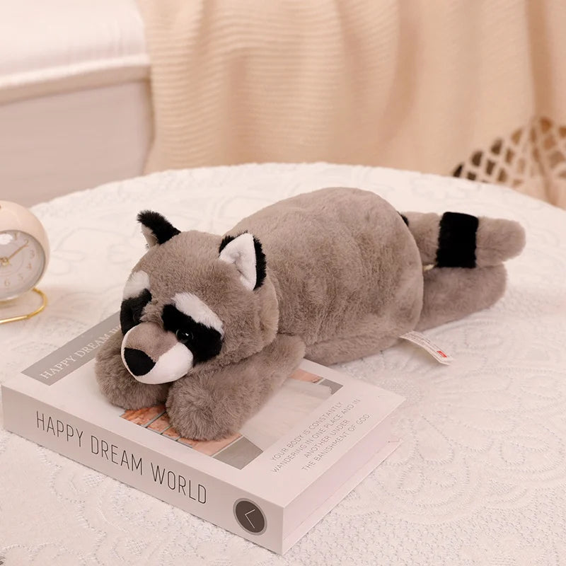 Super Soft Animal Plush Hug Pillow (45-75cm) raccoon about-42-45cm-s by HitMyNeed