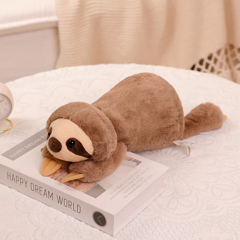 Super Soft Animal Plush Hug Pillow (45-75cm) sloth about-42-45cm-s by HitMyNeed