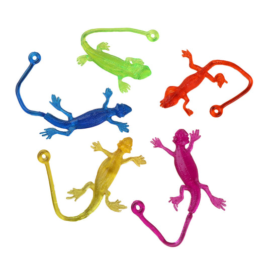 Super Stretchy Sticky Lizard Toys - 5 Pack by HitMyNeed