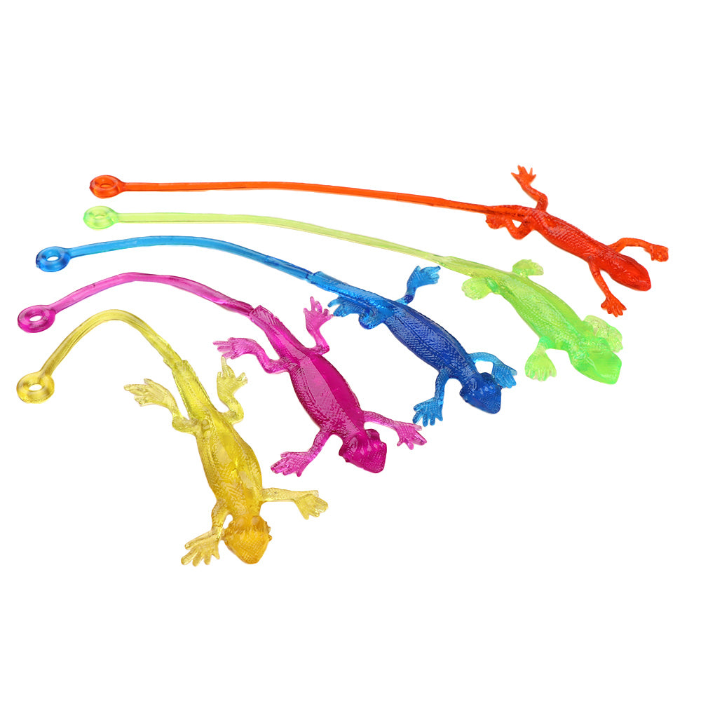Super Stretchy Sticky Lizard Toys - 5 Pack by HitMyNeed