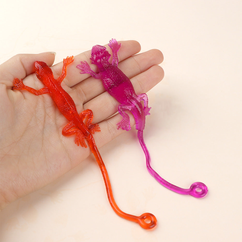 Super Stretchy Sticky Lizard Toys - 5 Pack by HitMyNeed