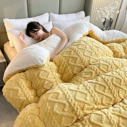 Super Thick Winter Lamb Cashmere Weighted Blanket 4 150x200cm-2kg by HitMyNeed