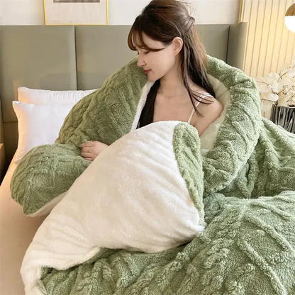 Super Thick Winter Lamb Cashmere Weighted Blanket by HitMyNeed
