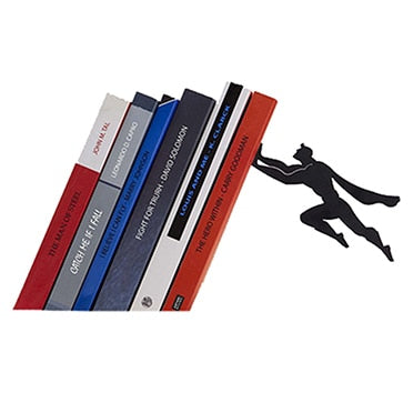 Superman Bookshelf Stopper Metal Bookend Decor by HitMyNeed