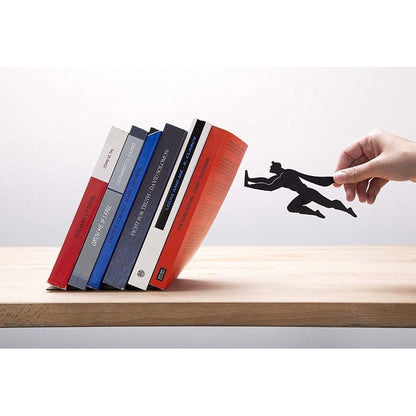 Superman Bookshelf Stopper Metal Bookend Decor by HitMyNeed