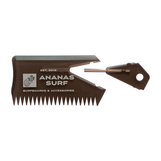 Surfboard Wax Comb with Built-In Fin Key by HitMyNeed