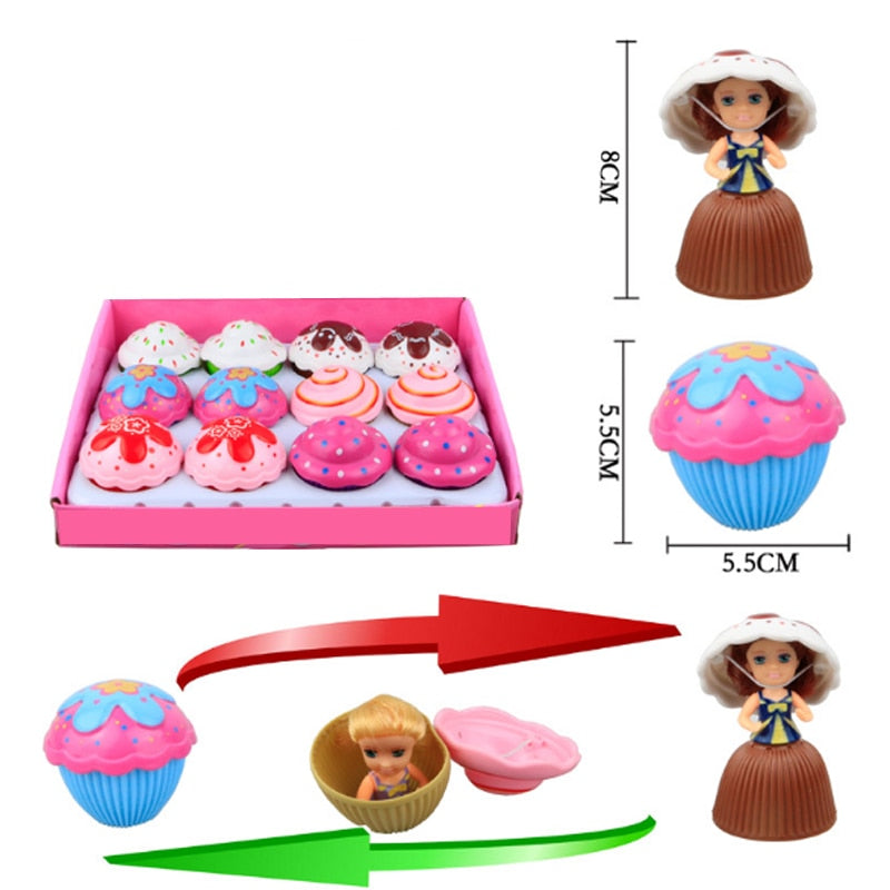 Surprise Cupcake Transforming Doll Toy by HitMyNeed