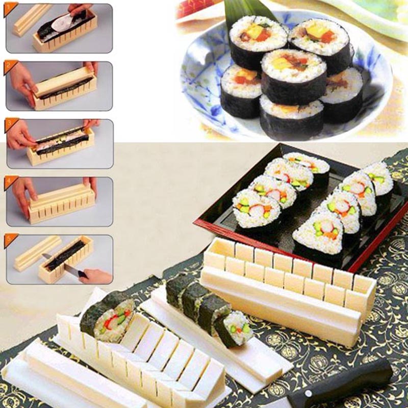 Sushi Roll Maker Manual Kit, 11-Piece Set by HitMyNeed