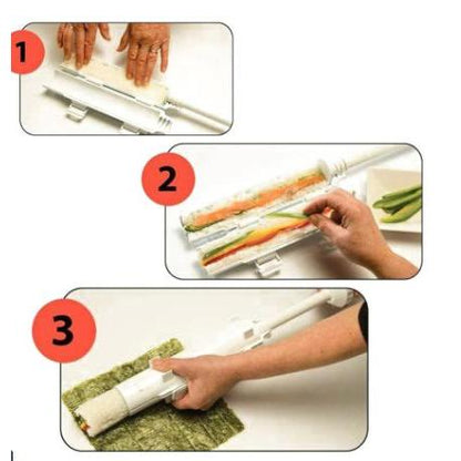Sushi Roll Mold Maker with Press Handle by HitMyNeed