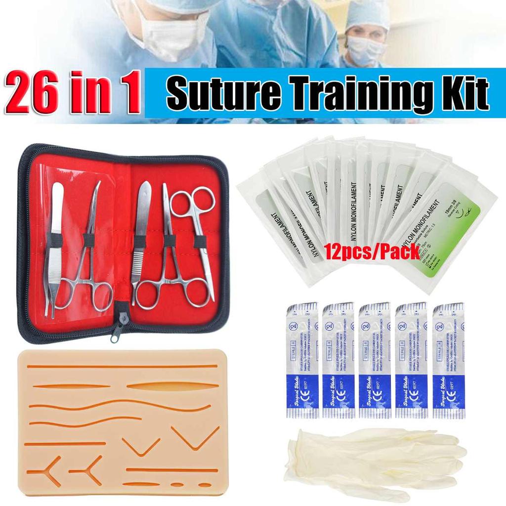 Suture Practice Kit with Realistic Silicone Pad by HitMyNeed