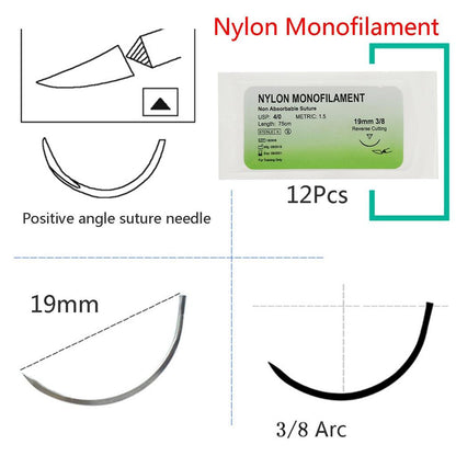 Suture Practice Kit with Realistic Silicone Pad by HitMyNeed