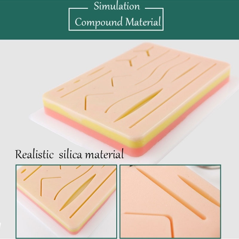 Suture Practice Pad with Realistic Skin Layers by HitMyNeed
