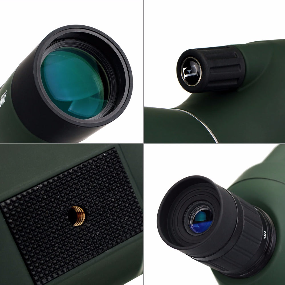 SVBONY 25-75x70 Angled Spotting Scope with Tripod by HitMyNeed