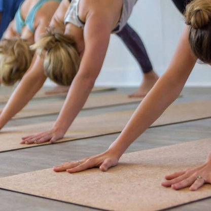 Sweat Absorbent Non-Slip Cork Yoga Mat by HitMyNeed