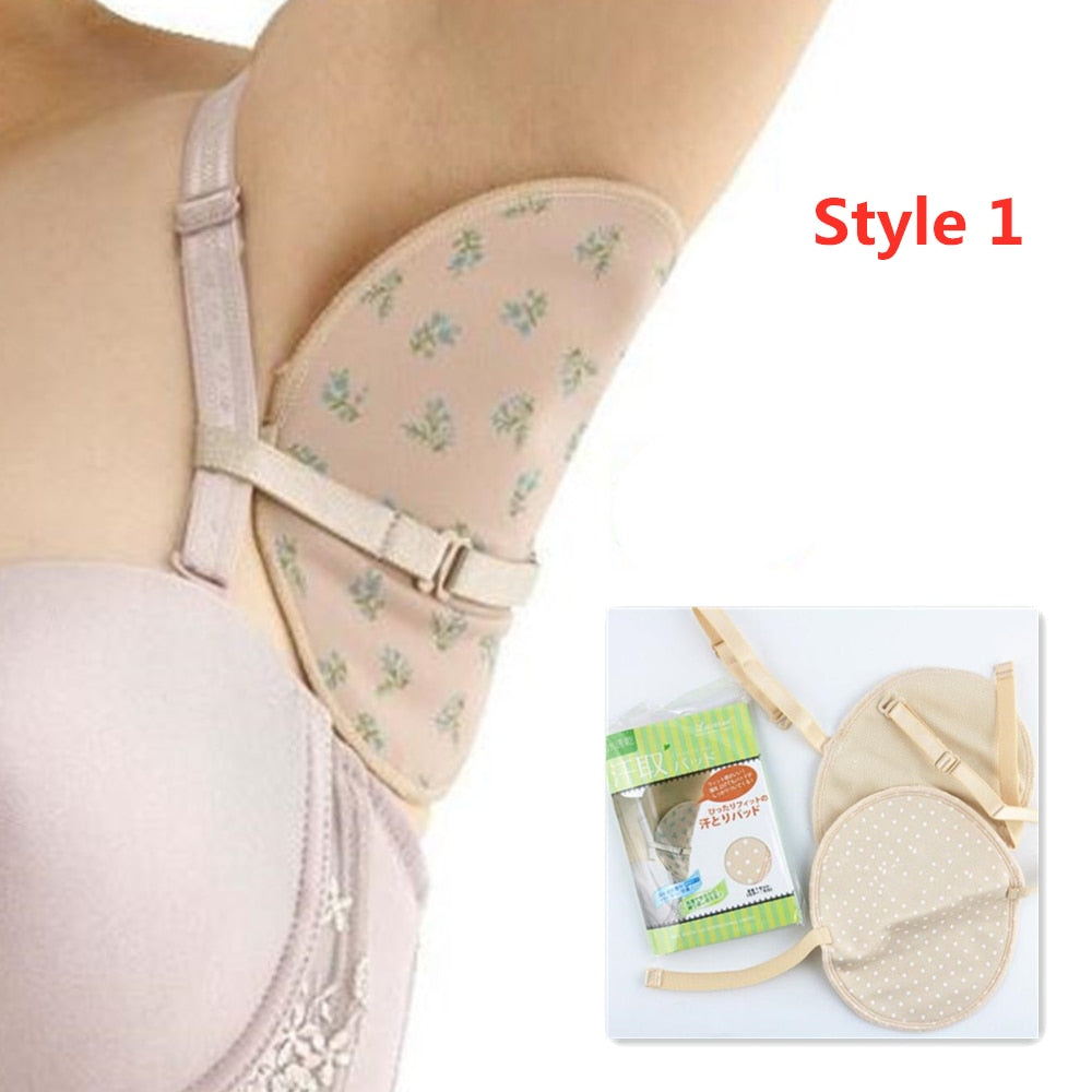 Sweat Shields Underarm Pads with Adjustable Straps by HitMyNeed