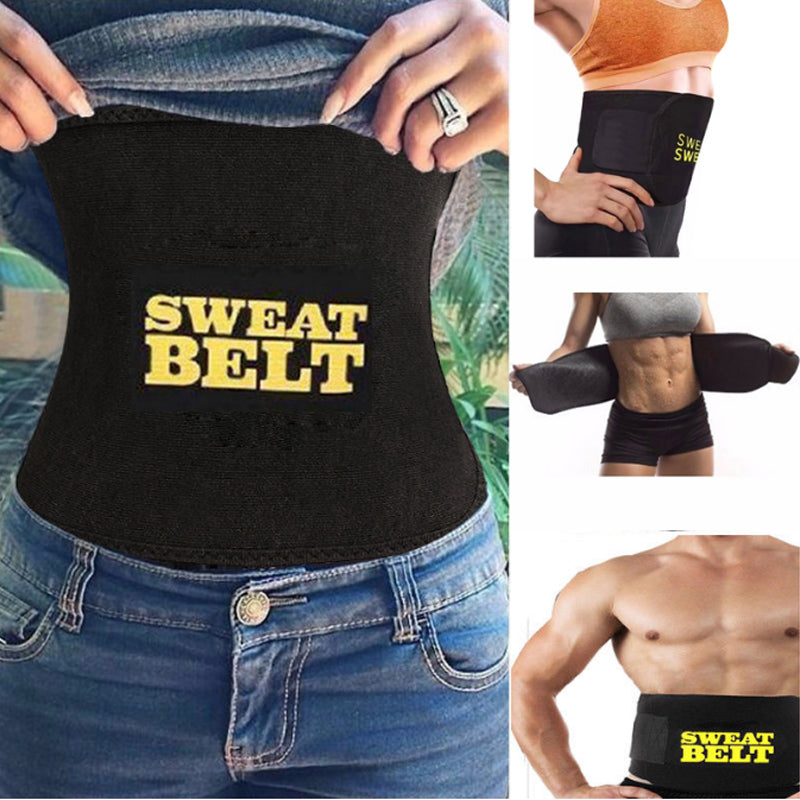 Sweat Slim Waist Shaper Belt with Adjustable Closure by HitMyNeed