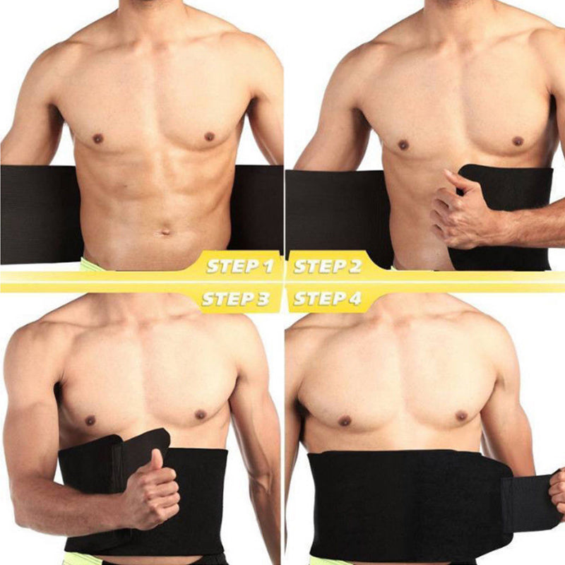 Sweat Slim Waist Shaper Belt with Adjustable Closure by HitMyNeed