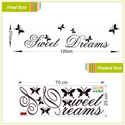Sweet Dreams Wall Decal Bedroom Sticker by HitMyNeed