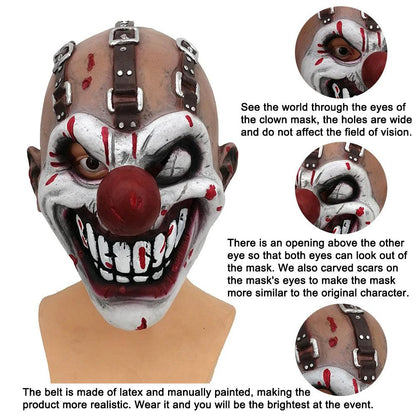 Sweet Tooth One-Eyed Killer Clown Halloween Mask by HitMyNeed