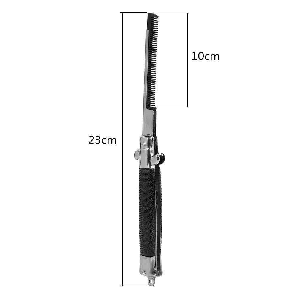 Switchblade Style Folding Pocket Hair Comb for Men by HitMyNeed