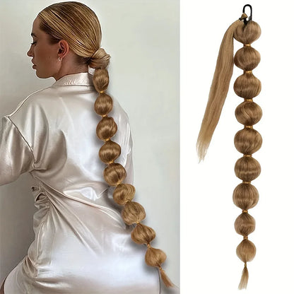 Synthetic African Fluffy Bubble Ponytail Extension 75cm 27.0 by HitMyNeed