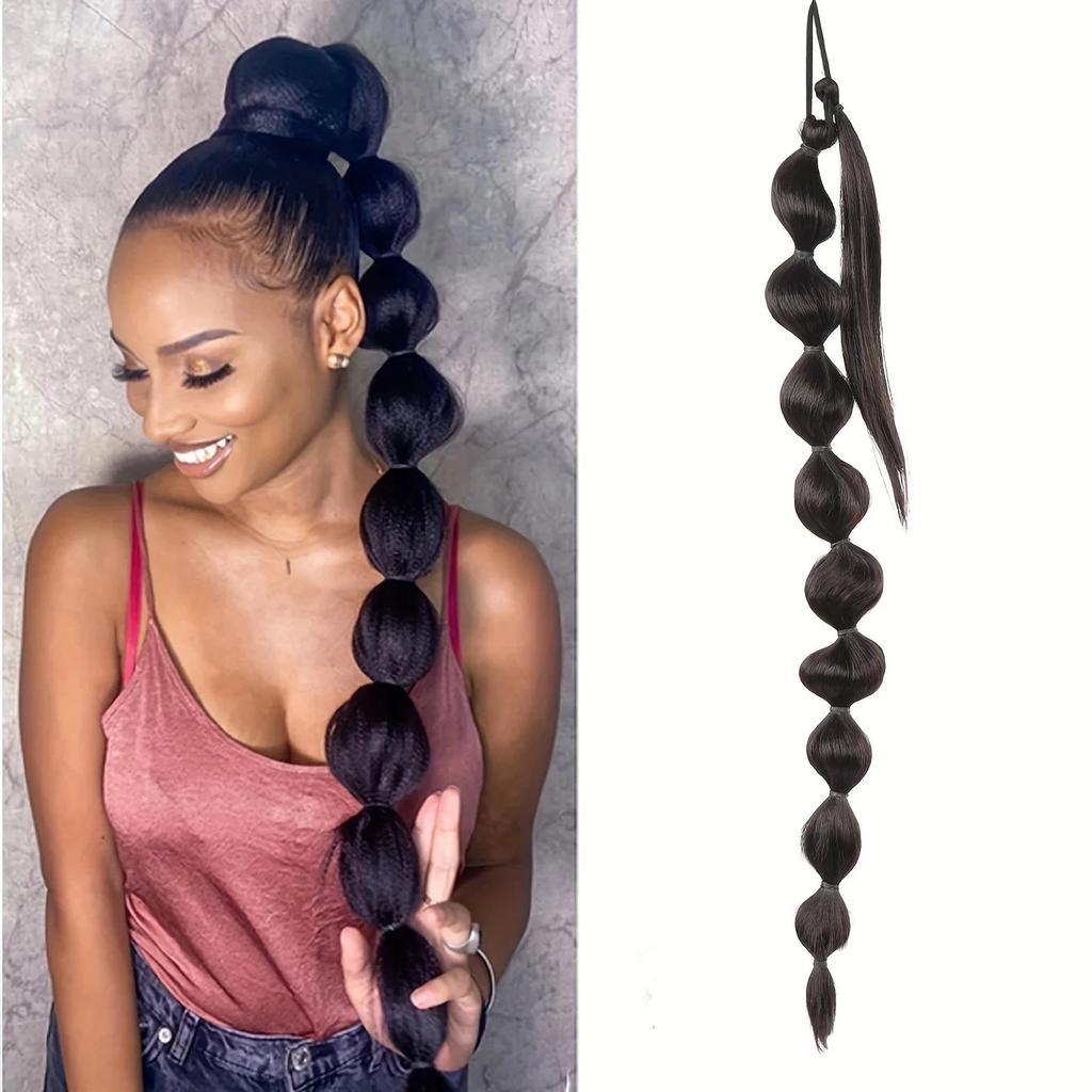 Synthetic African Fluffy Bubble Ponytail Extension 75cm 4.0 by HitMyNeed