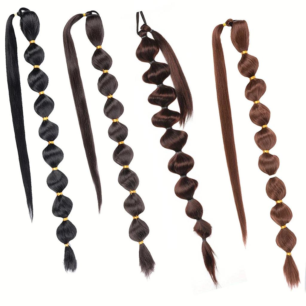 Synthetic African Fluffy Bubble Ponytail Extension 75cm by HitMyNeed